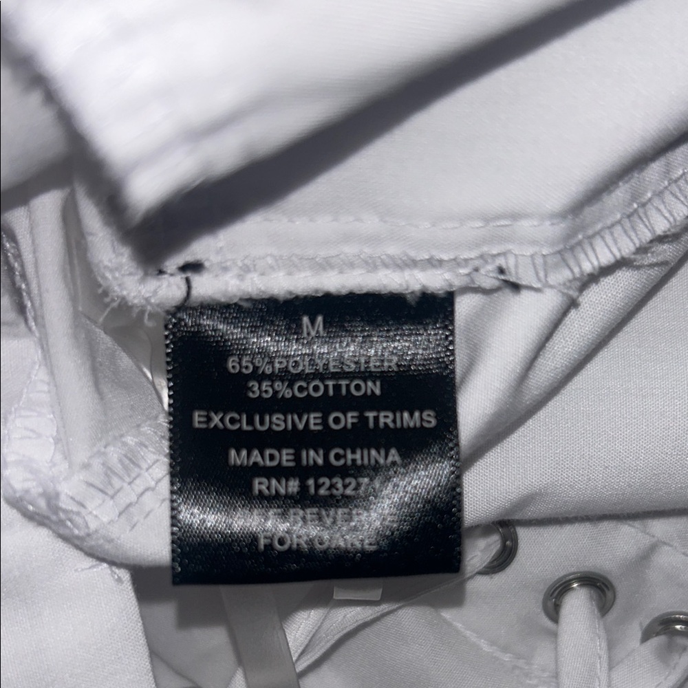 J for Justify Crisp White Button-Down Shirt - Picture 9 of 13